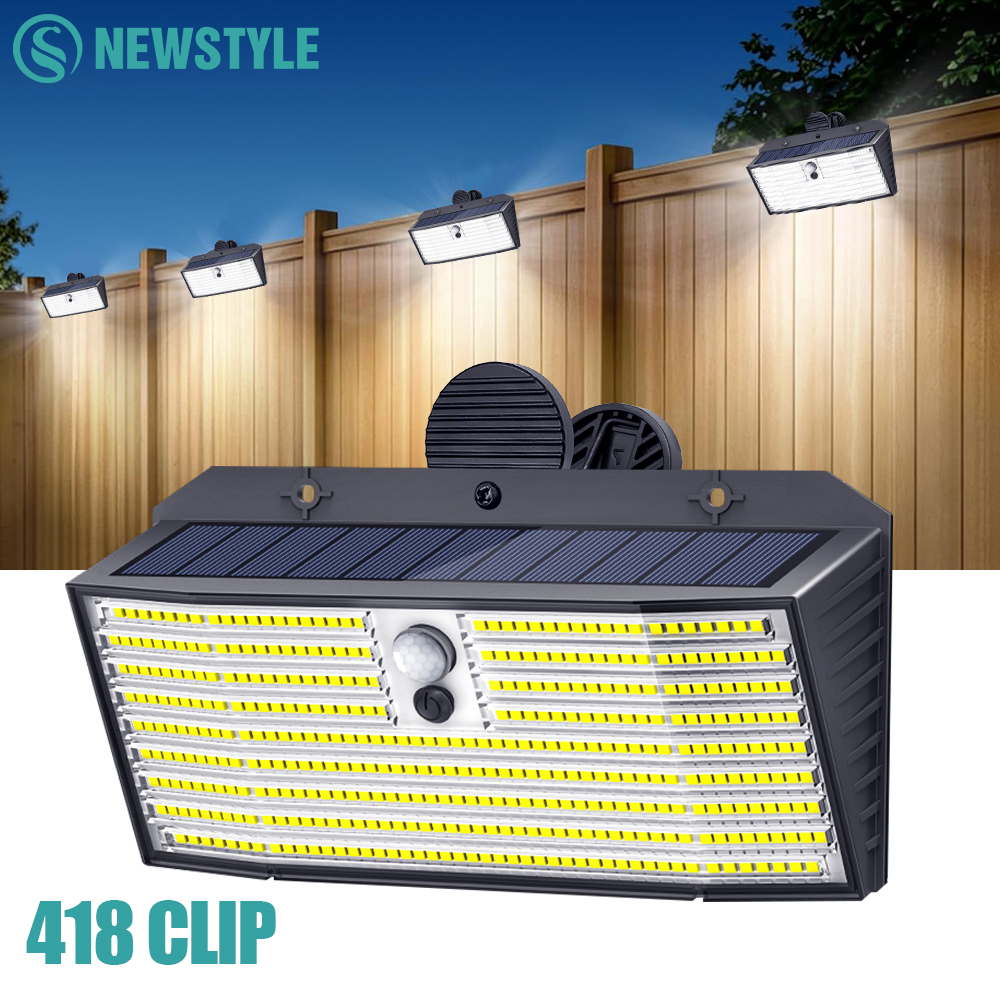 Balance Beam Outdoor - 418/268 LED Clip On Solar Lights