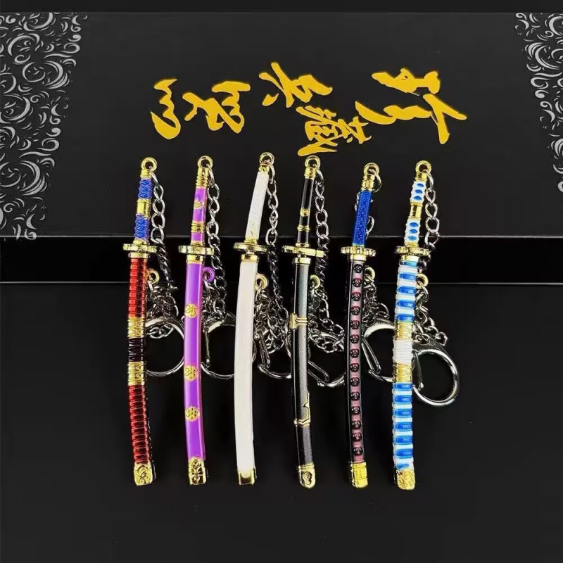 Bubble Sword Wand - 9cm Mini Anime Keychain With Anti-Lost
