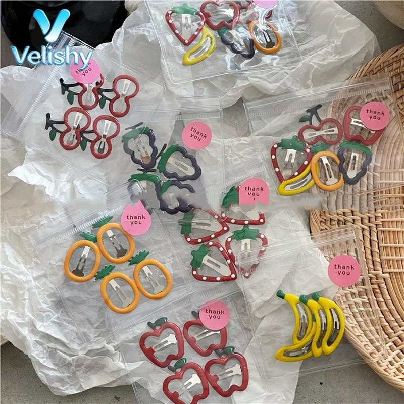 Kids Outdoor Decor - Cute Girls Hair Accessories Set 4Pcs