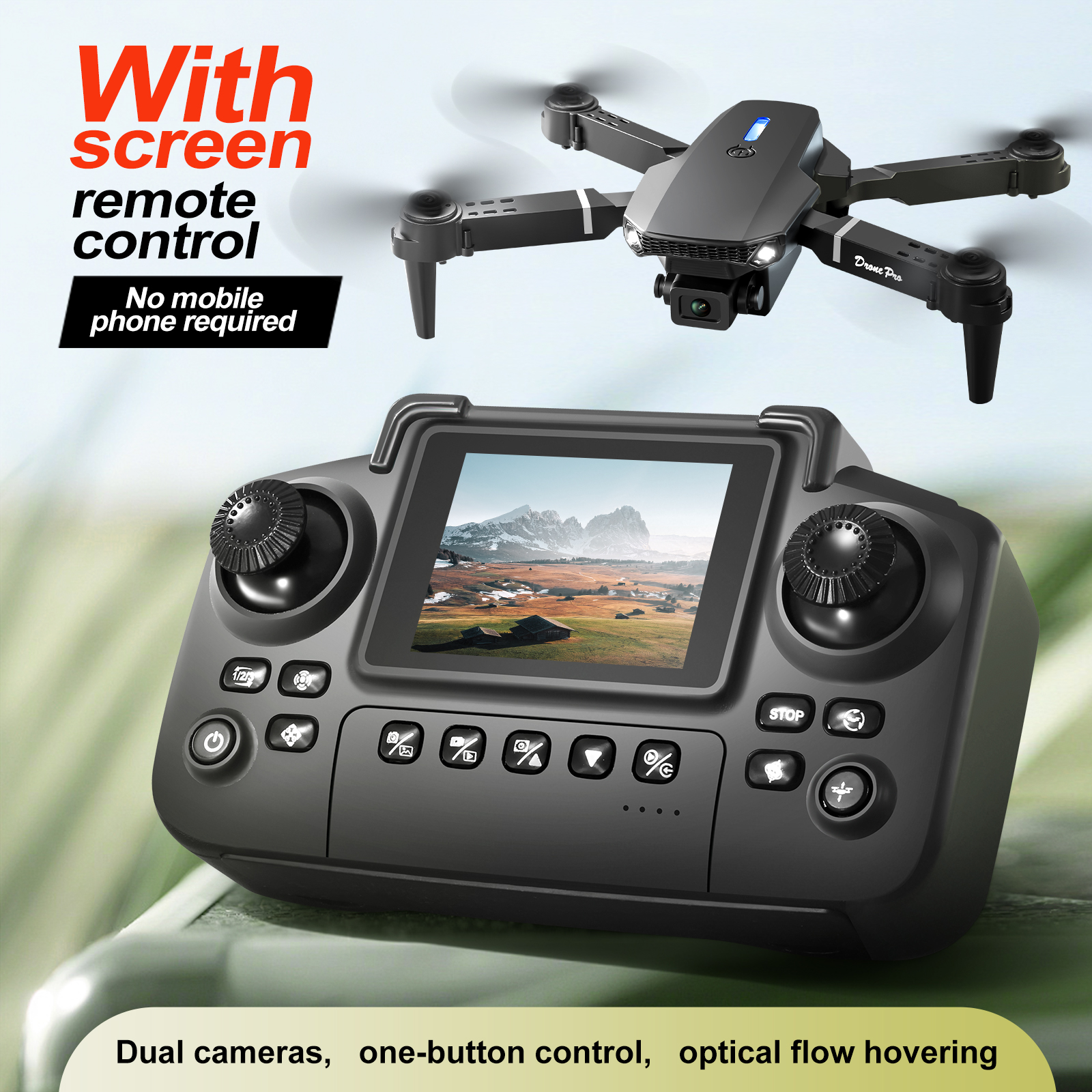 Kids Outdoor Activity Set - 2025 New E88 E99 Upgraded Drone