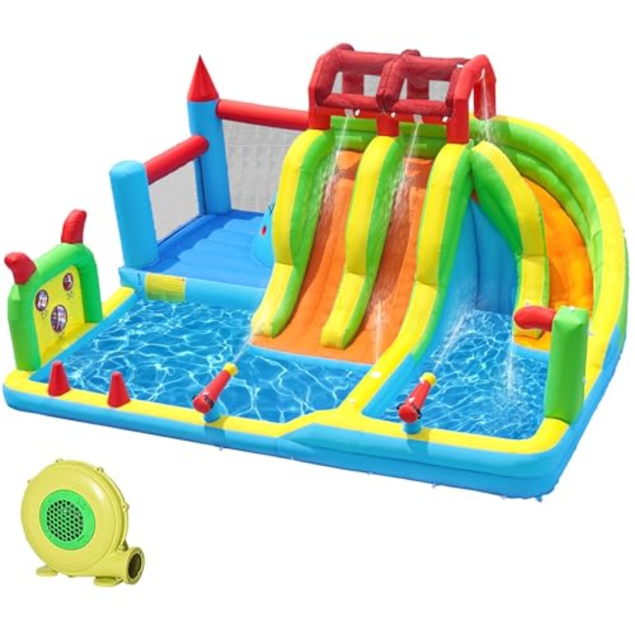 Kids Outdoor Zone - Outdoor inflatable water slide park for