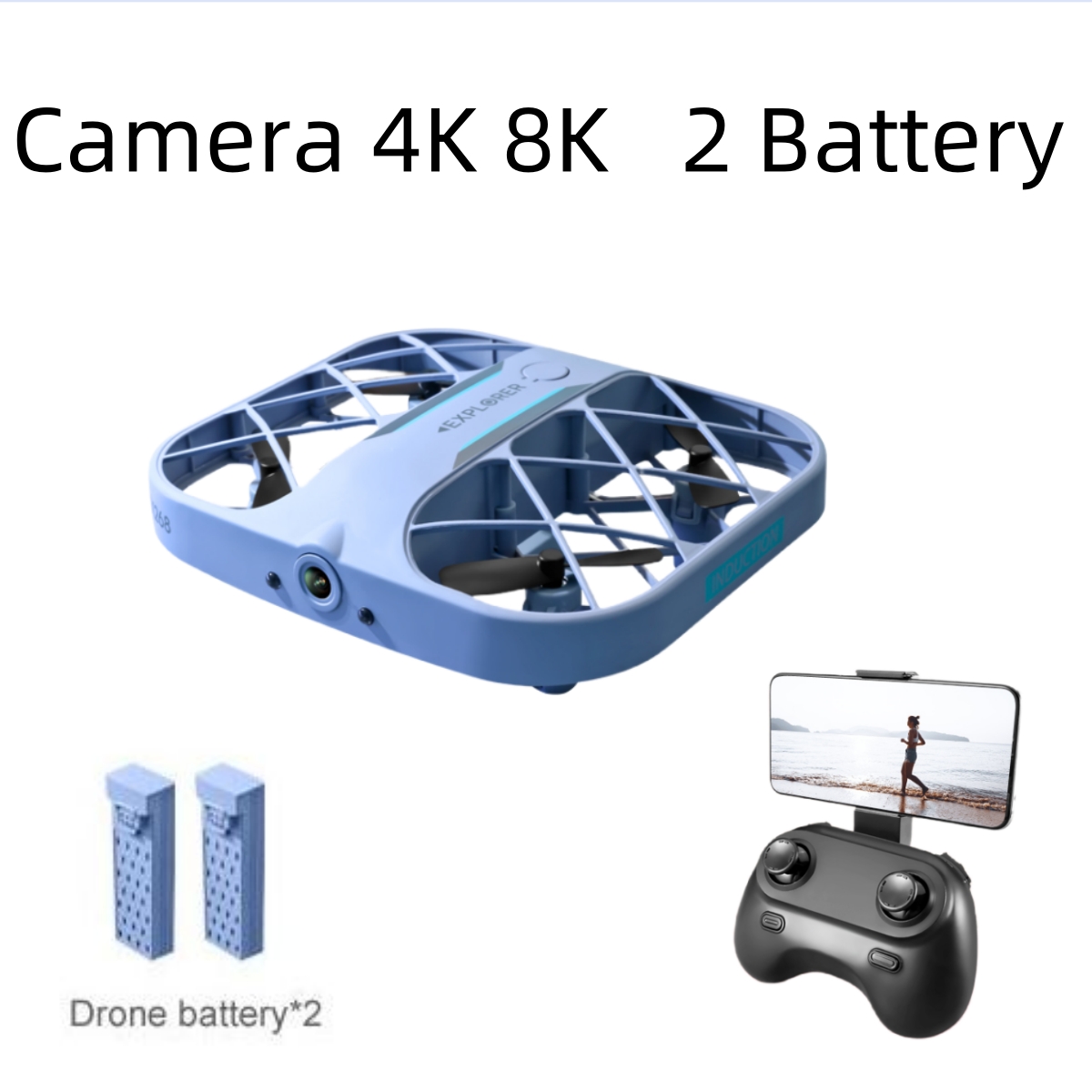 Kids Outdoor Activity Set - JJRC H107 FPV RC Drone with