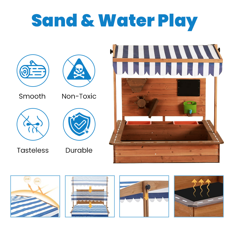Montessori Kindergarten Outdoo - Kids Outdoor Mud Table recensione e prezzo