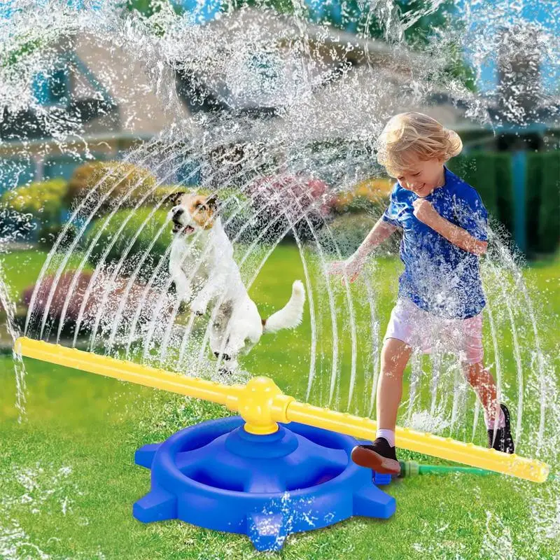 360 Degree Water Sprinkler Rot - Kids Outdoor Yard Toys recensione e prezzo
