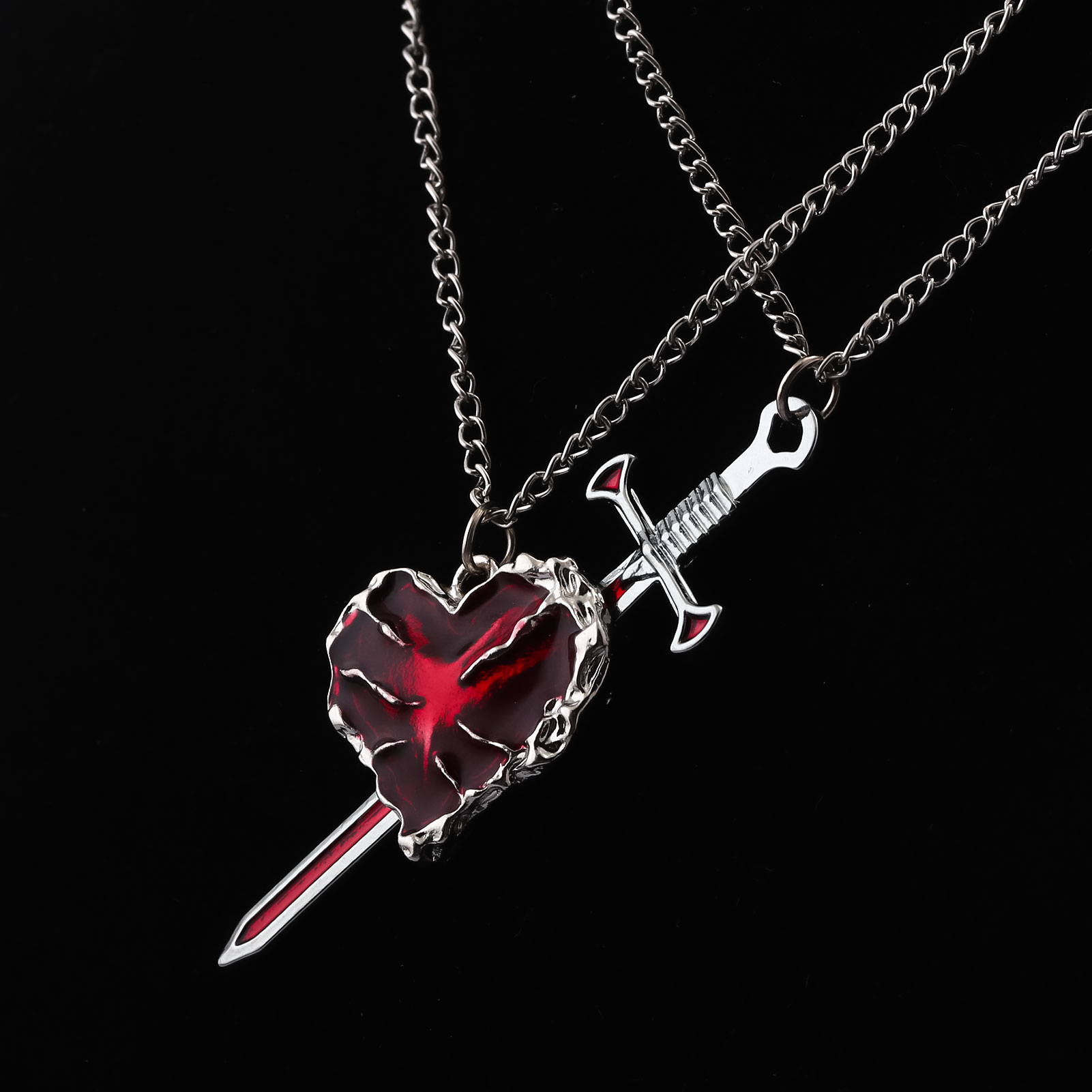 New Sword Heart Couple Necklac - Bubble Sword Wand recensione e prezzo