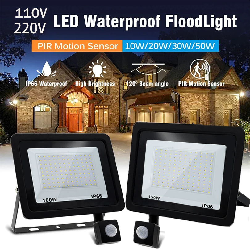 LED Floodlight Motion Sensor A - Balance Beam Outdoor recensione e prezzo