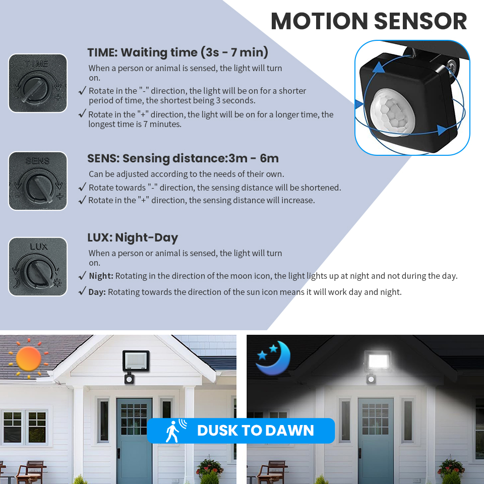 LED Floodlight Motion Sensor A - Balance Beam Outdoor recensione e prezzo