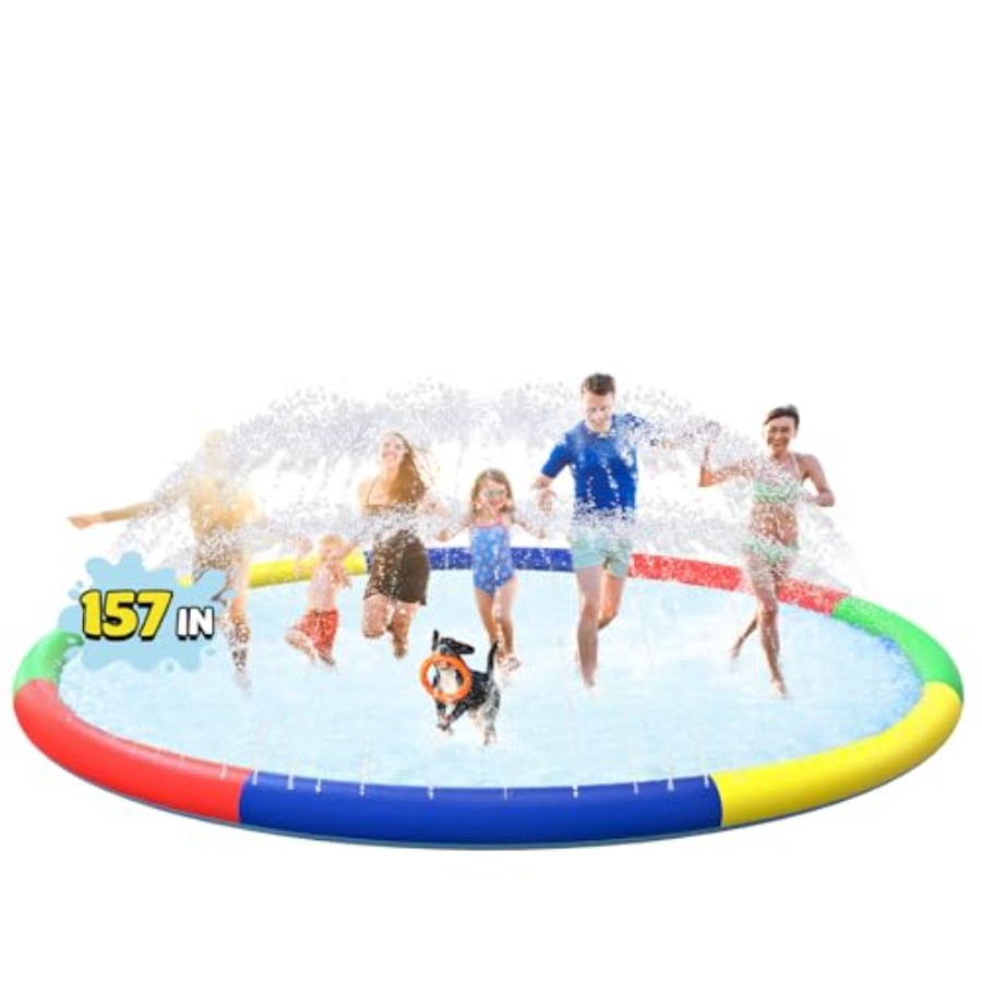 3 FT Large Splash Pad for Ages - Kids Outdoor Yard Toys recensione e prezzo
