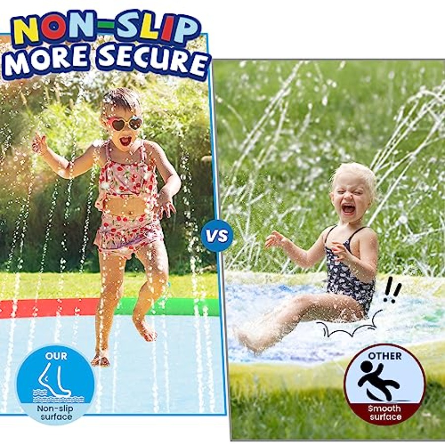 3 FT Large Splash Pad for Ages - Kids Outdoor Yard Toys recensione e prezzo