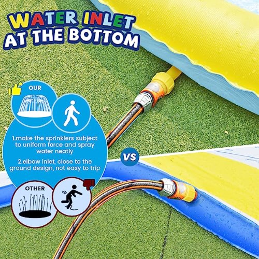 3 FT Large Splash Pad for Ages - Kids Outdoor Yard Toys recensione e prezzo
