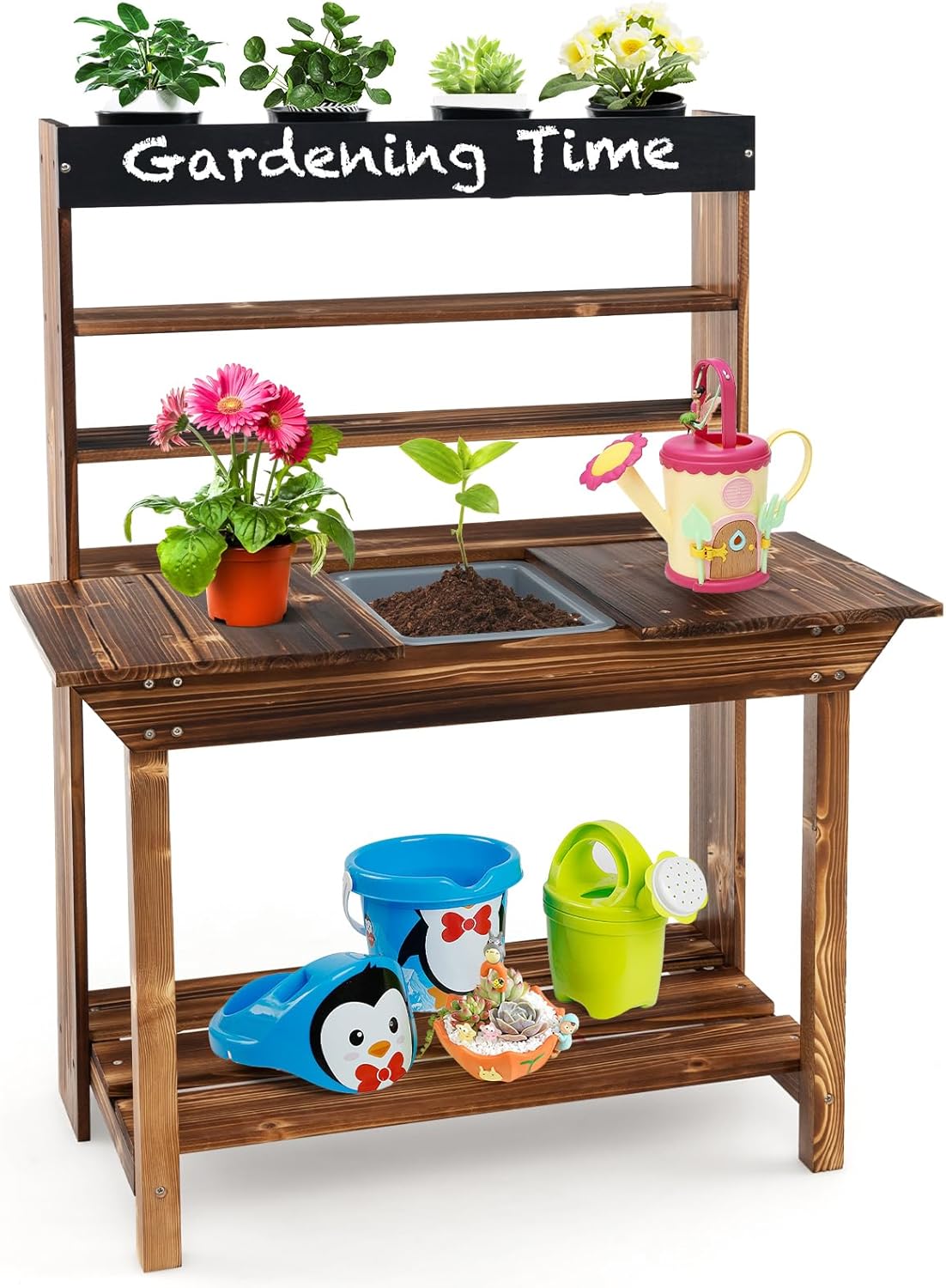 Mud Kitchen, Fir Wood Kids Pot - Kids Outdoor Mud Table recensione e prezzo