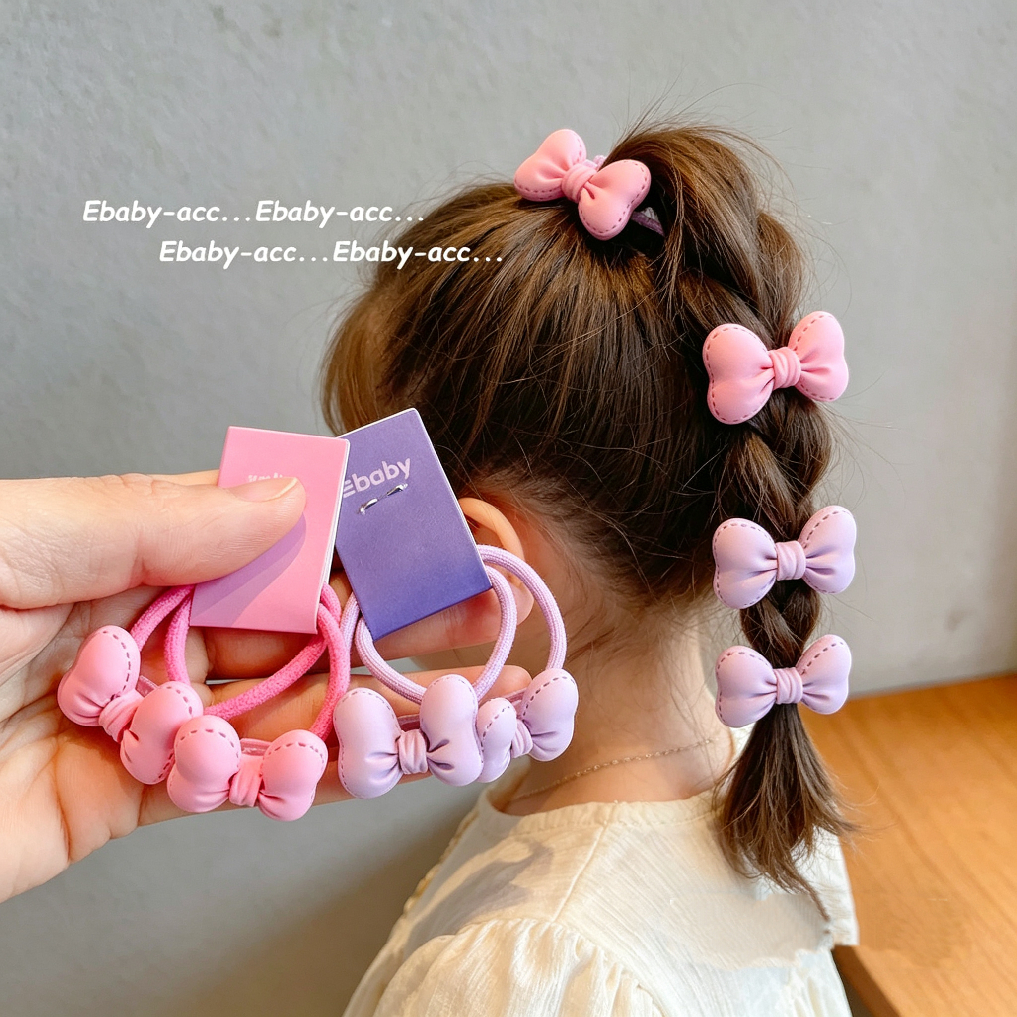 5pcs Cute Bow Hair Ties for Gi - Kids Outdoor Decor recensione e prezzo
