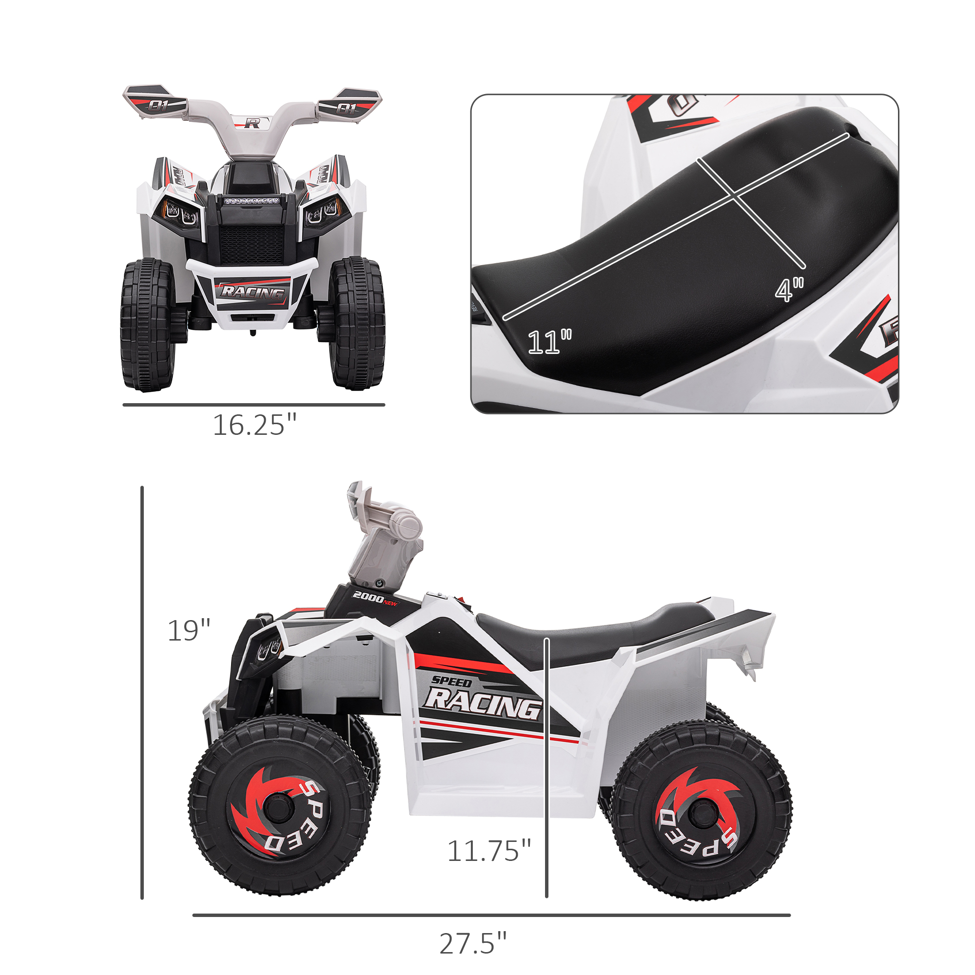 Car 6V with Kids Durable Desig - Kids Outdoor Yard Toys recensione e prezzo