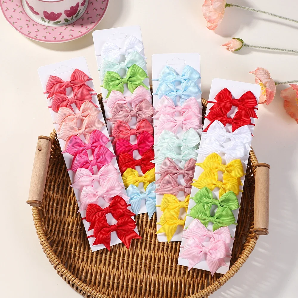 10Pcs Bows Elastic Hair rubber - Kids Outdoor Decor recensione e prezzo