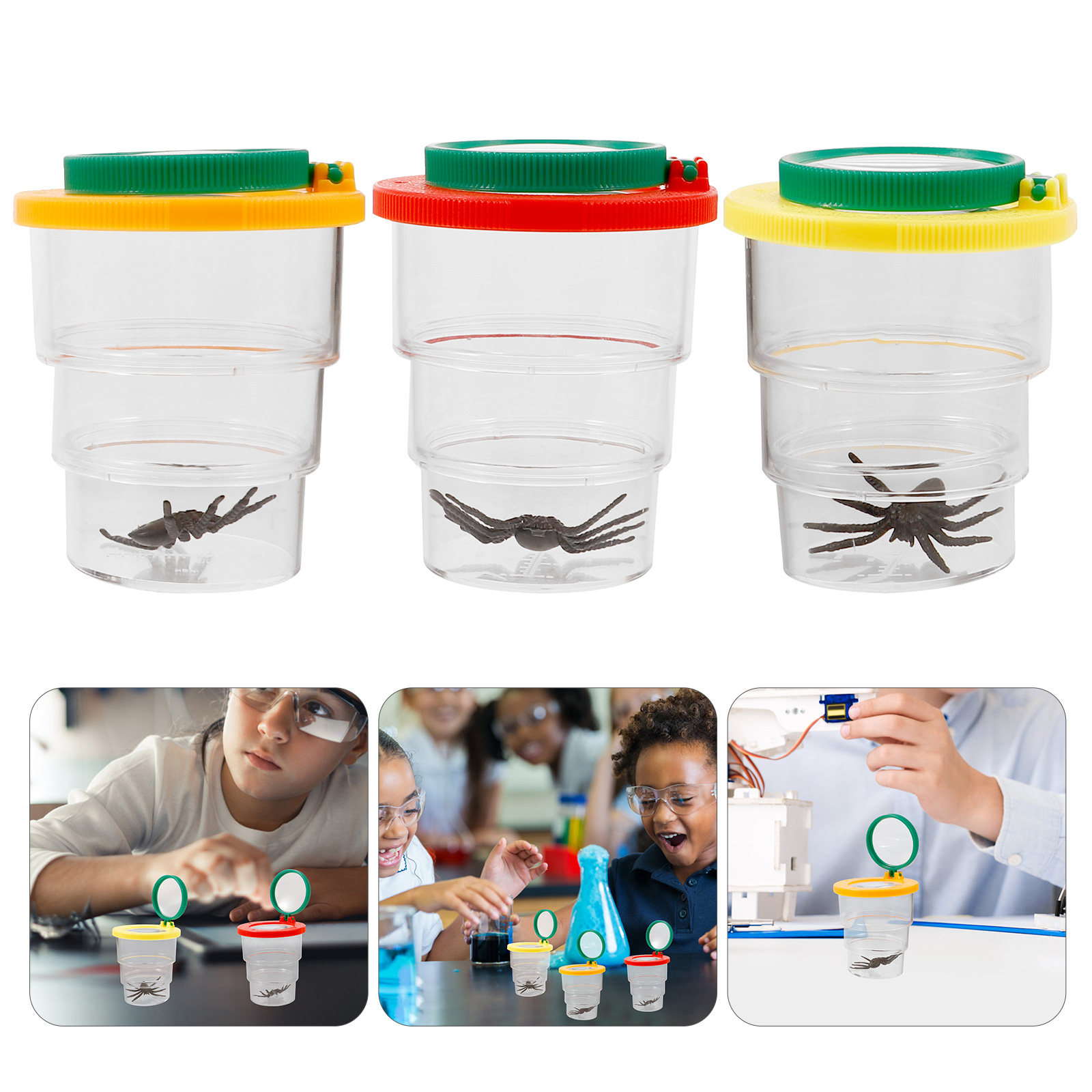 3Pcs Magnifying Insect Observa - Kids Outdoor Tools recensione e prezzo