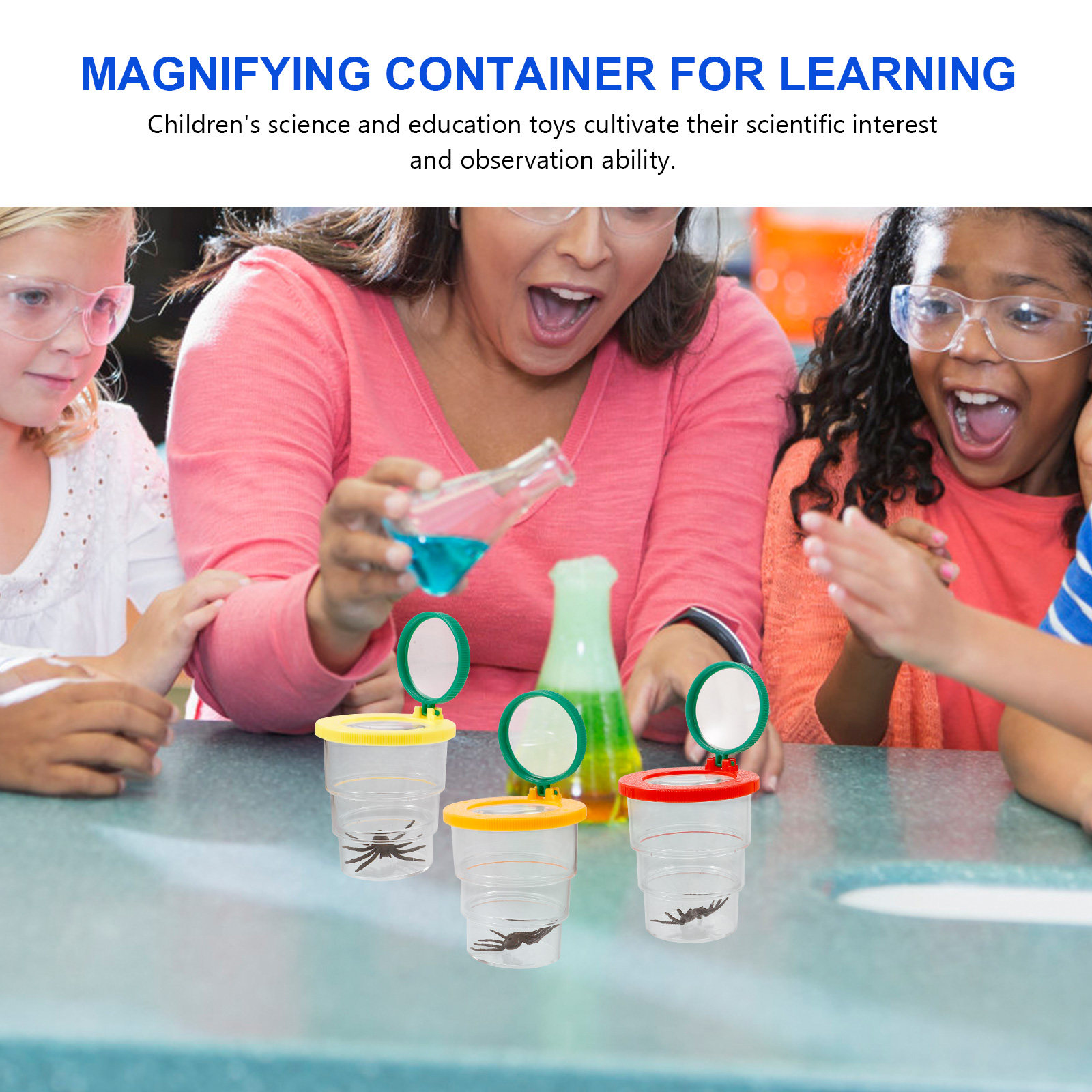 3Pcs Magnifying Insect Observa - Kids Outdoor Tools recensione e prezzo