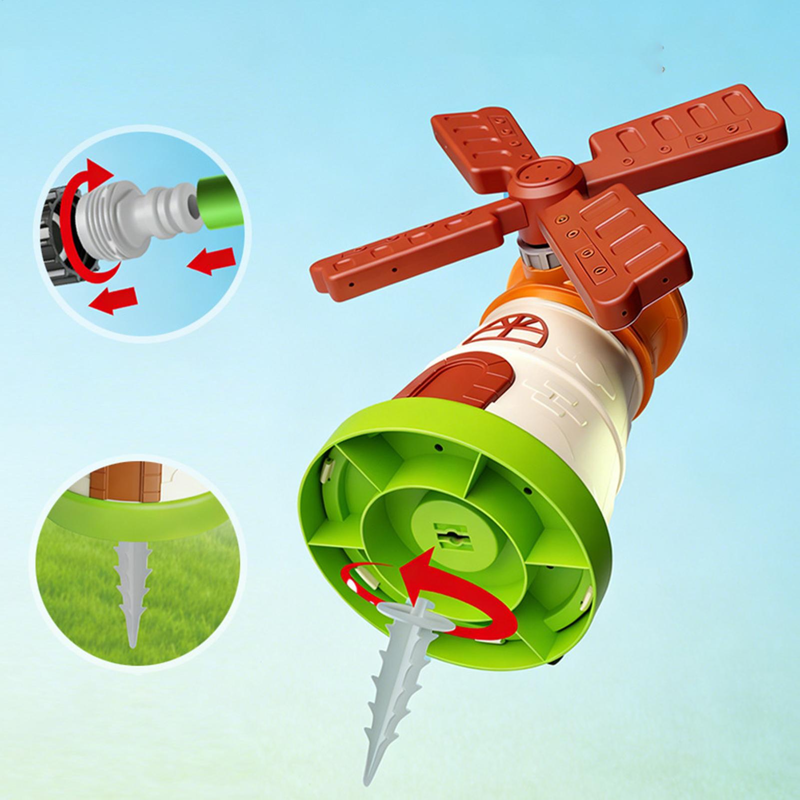 Kids Windmill Sprinkler Rotati - Kids Outdoor Yard Toys recensione e prezzo