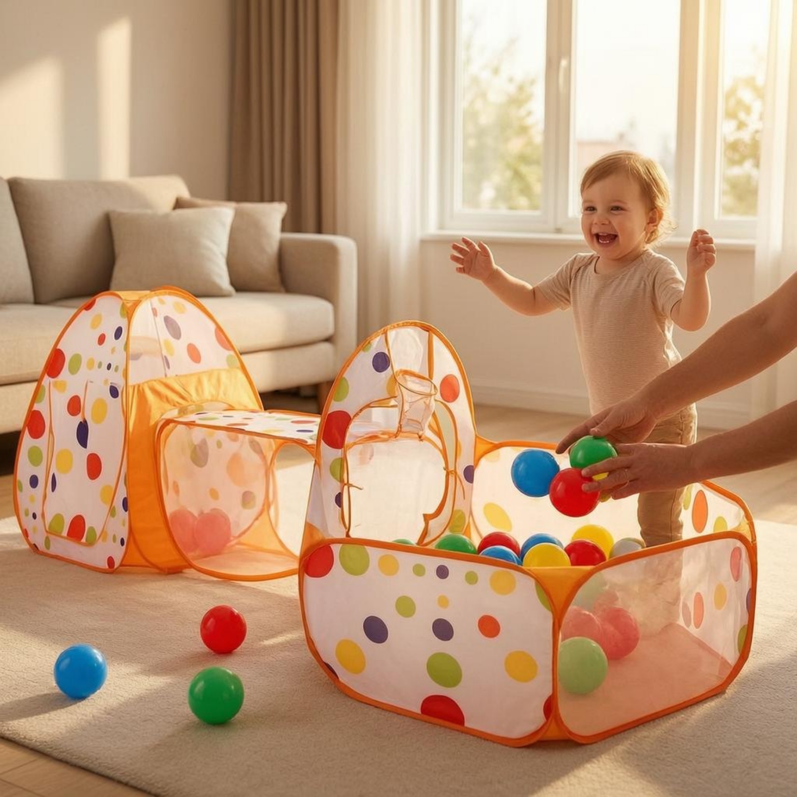 3 Pieces 3 in 1 Play Tent Set  - Kids Outdoor Tools recensione e prezzo