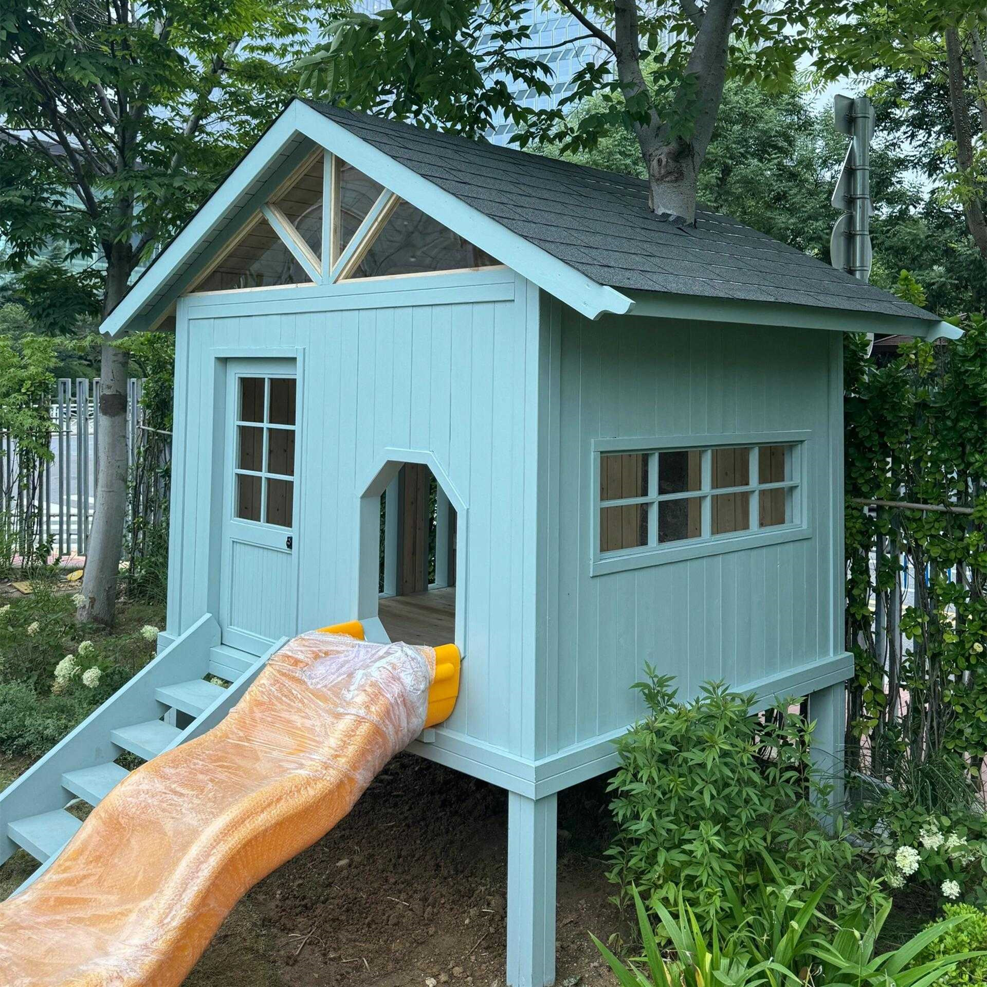 Kindergarten Playhouse Outdoor - Kids Outdoor Furniture recensione e prezzo