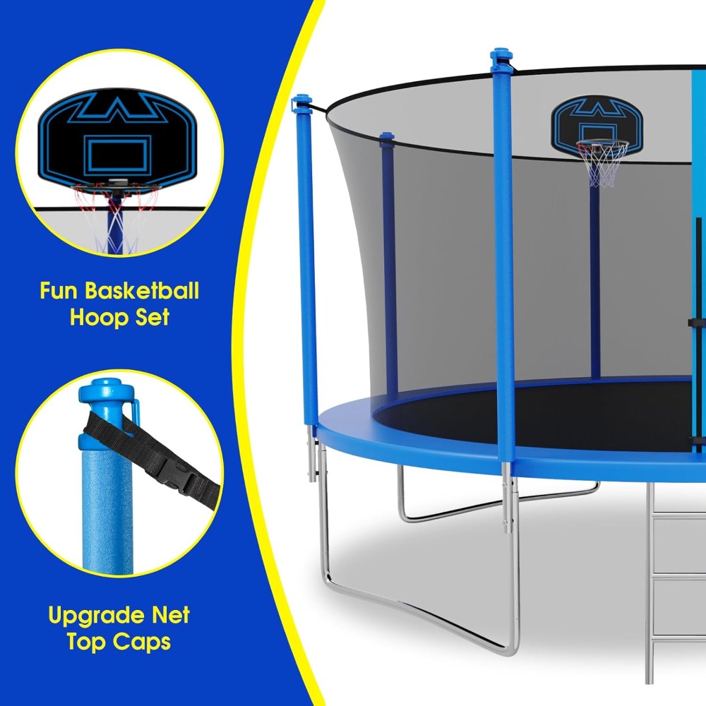 12FT Windproof Outdoor Trampol - Kids Outdoor Furniture recensione e prezzo