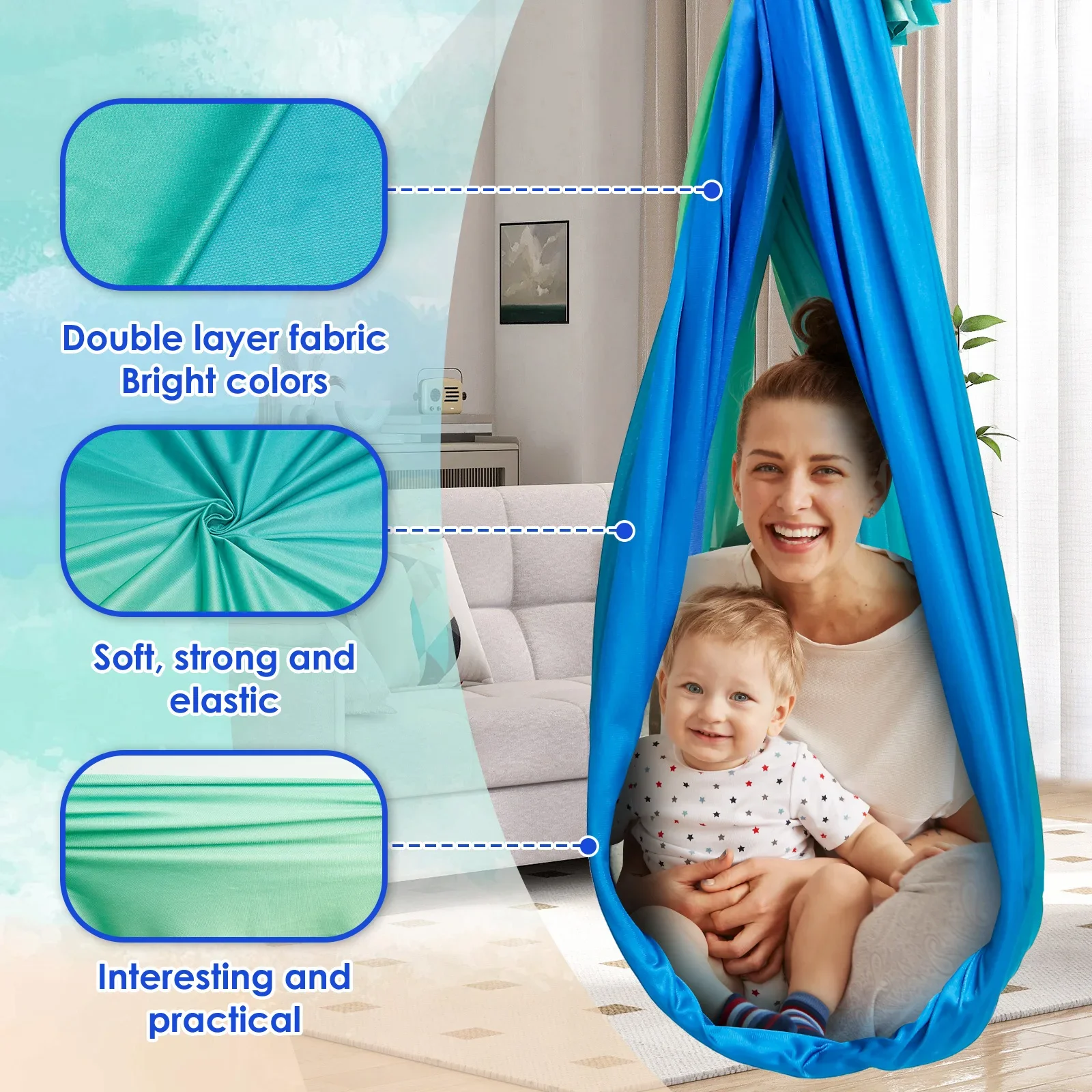 Sensory Swing Comfortable Kids - Kids Outdoor Furniture recensione e prezzo