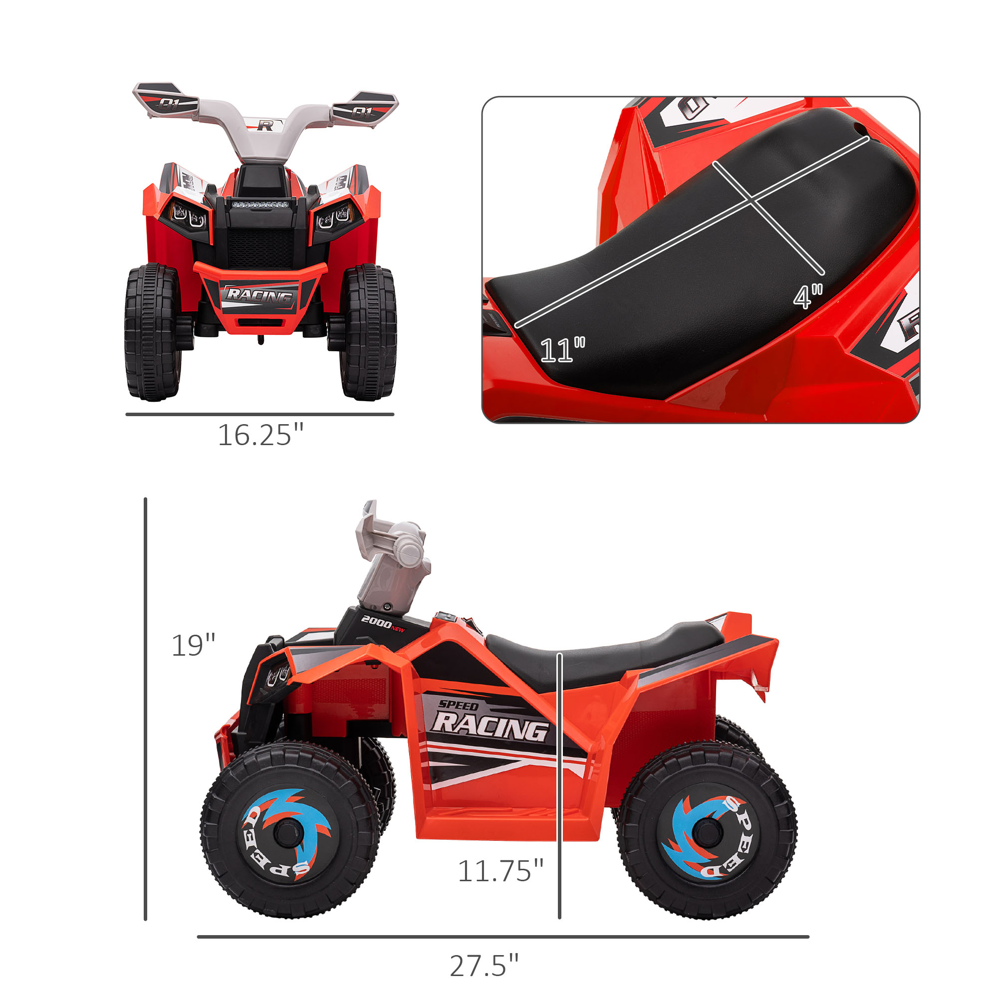 Car 6V with Kids Durable Desig - Kids Outdoor Yard Toys recensione e prezzo