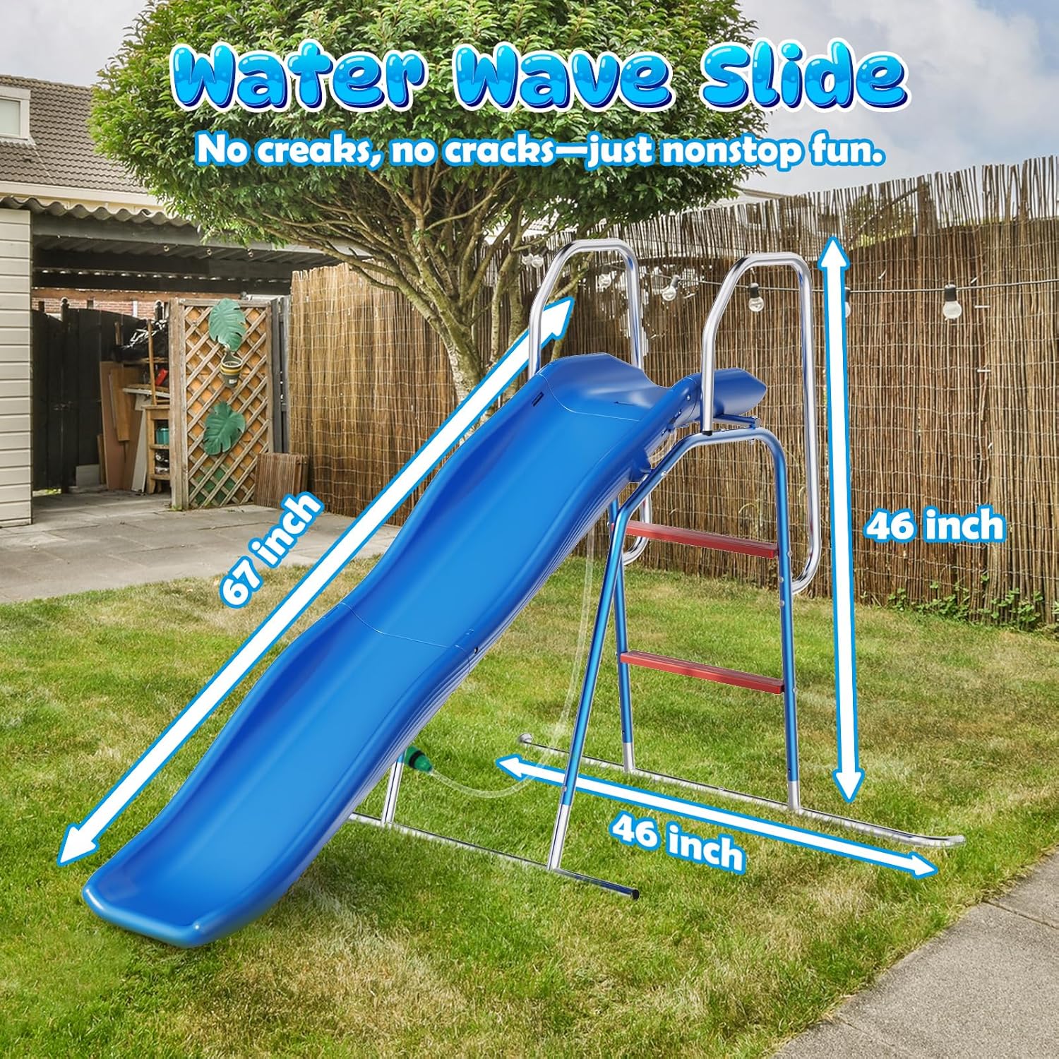 Water Slide for Kids Backyard, - Kids Outdoor Zone recensione e prezzo