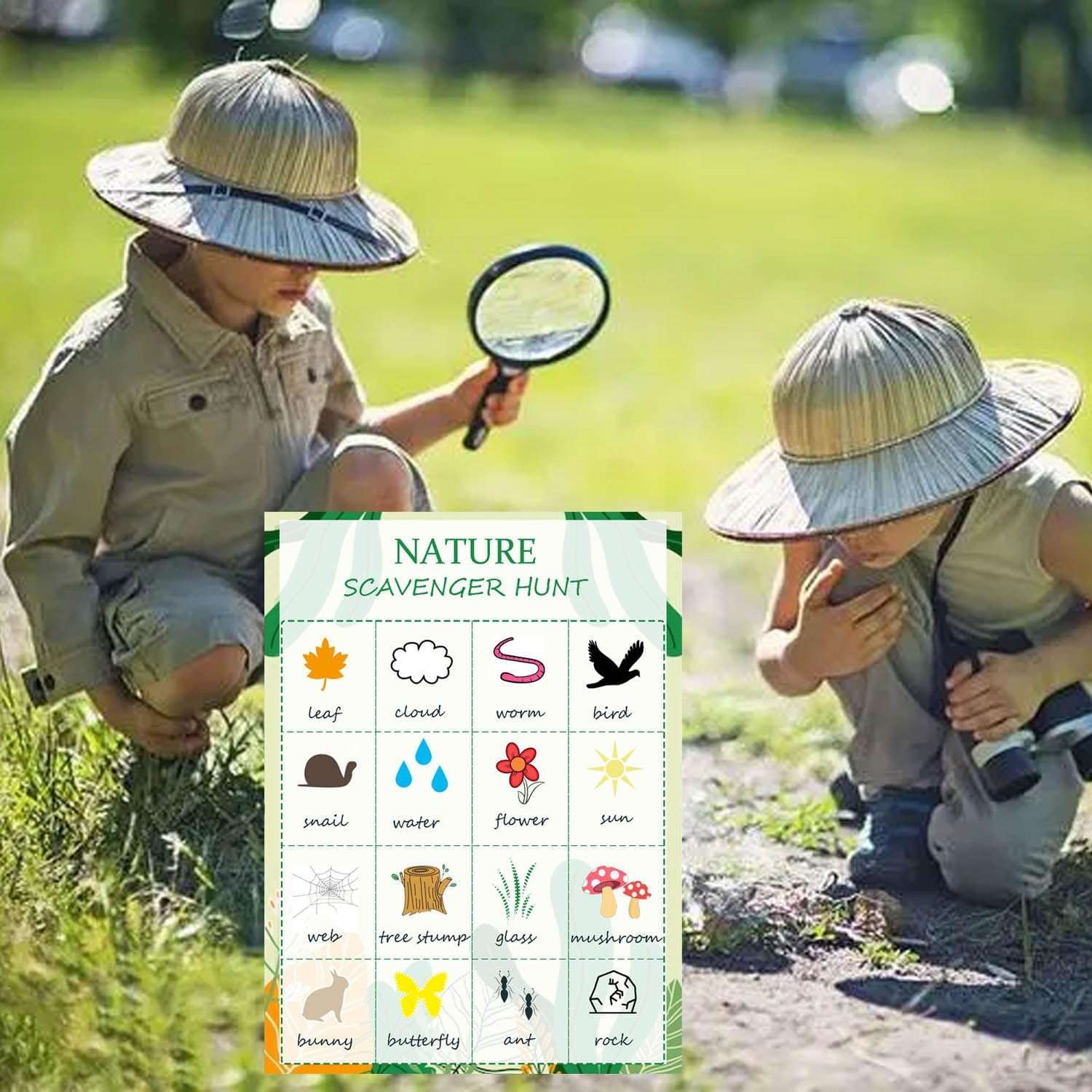 Nature Scavenger Hunt Cards Na - Kids Outdoor Nature Scavenger Hunt recensione e prezzo