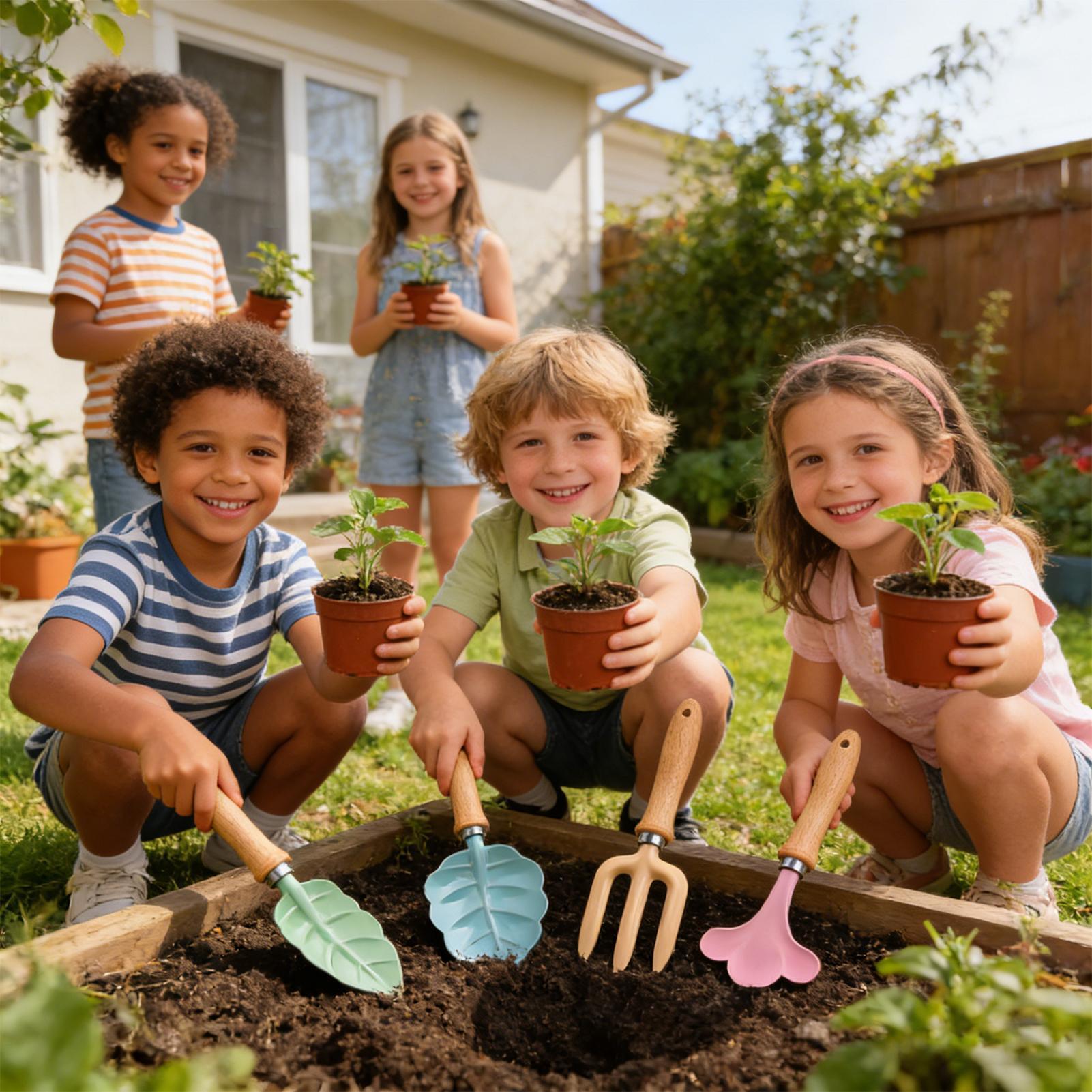 Kids Gardening Set 4 Piece Lea - Kids Outdoor Yard Toys recensione e prezzo