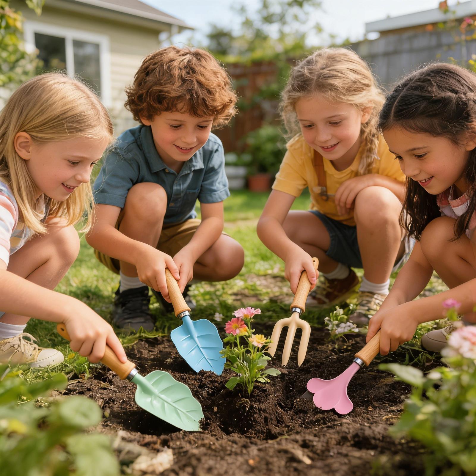 Kids Gardening Set 4 Piece Lea - Kids Outdoor Yard Toys recensione e prezzo