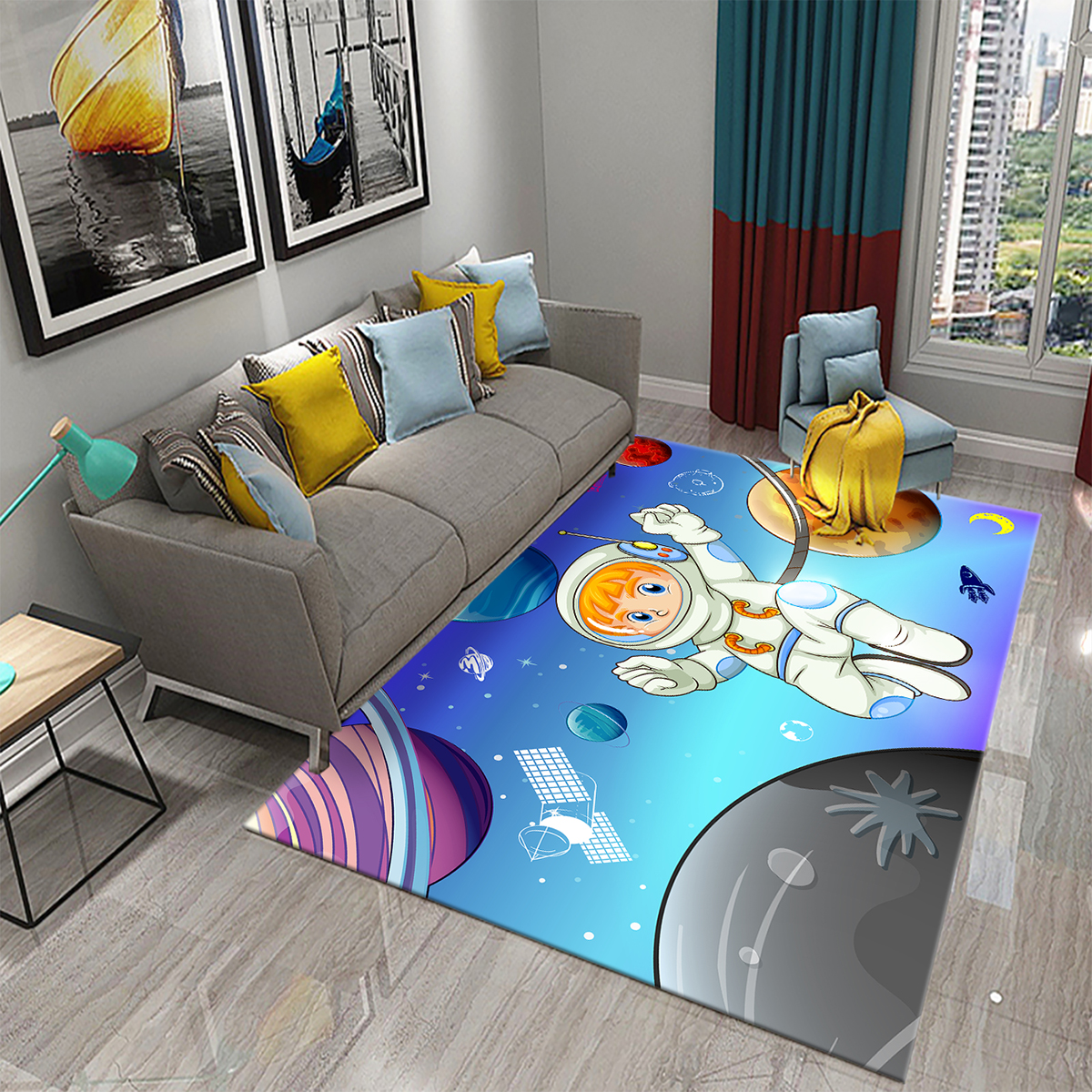 3D Cartoon Cute Astronaut Carp - Kids Outdoor Kitchen Diy recensione e prezzo