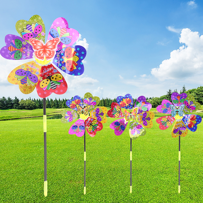 1Pc Colorful Sequin Windmill C - Kids Outdoor Yard Toys recensione e prezzo