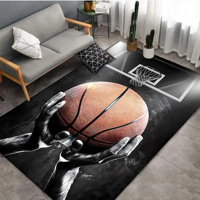 3D Basketball Area Rug Large,C - Kids Outdoor Kitchen Diy recensione e prezzo
