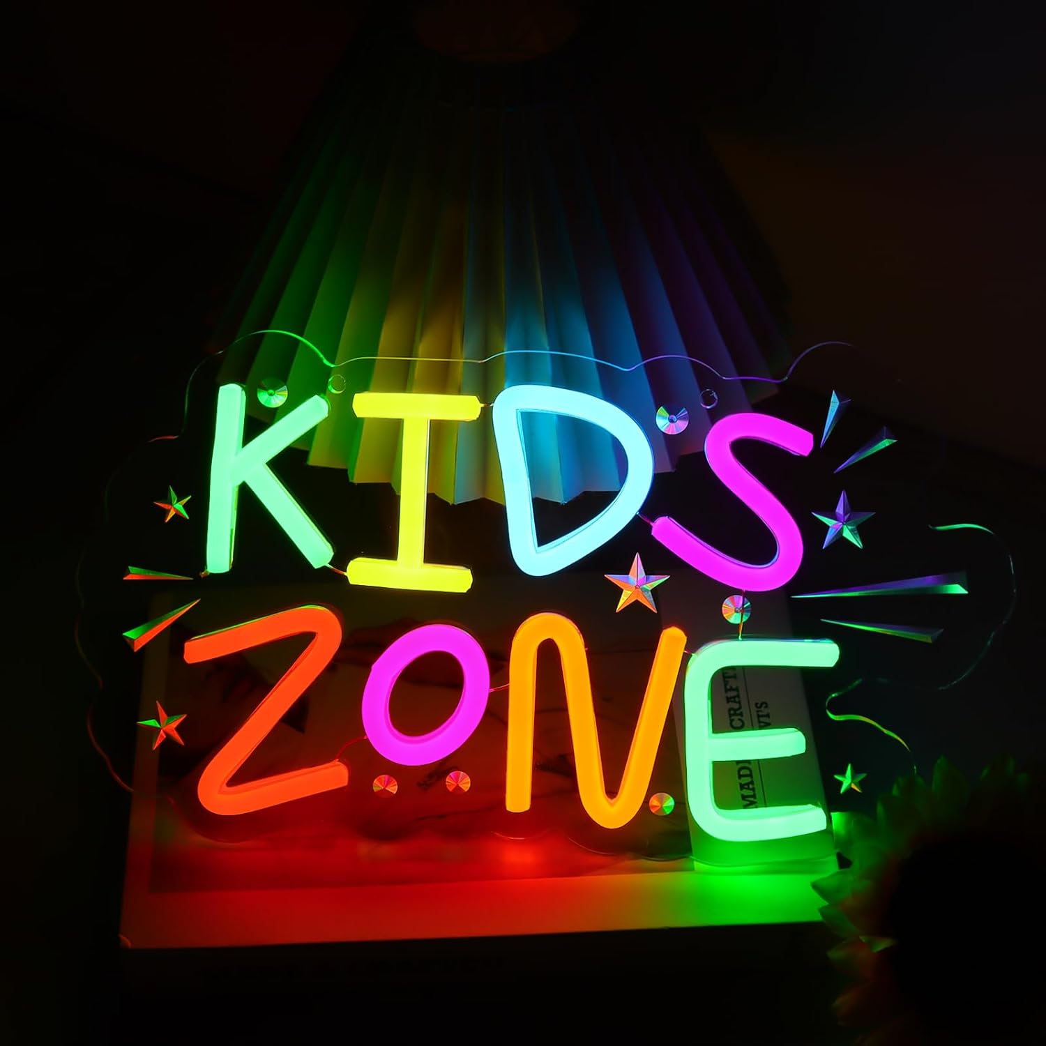 Kids Zone Neon Sign Art Wall L - Kids Outdoor Zone recensione e prezzo