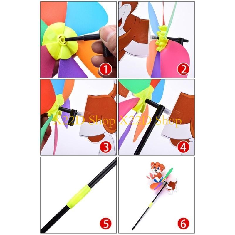X22D 3D Animal Wind Spinners C - Kids Outdoor Yard Toys recensione e prezzo