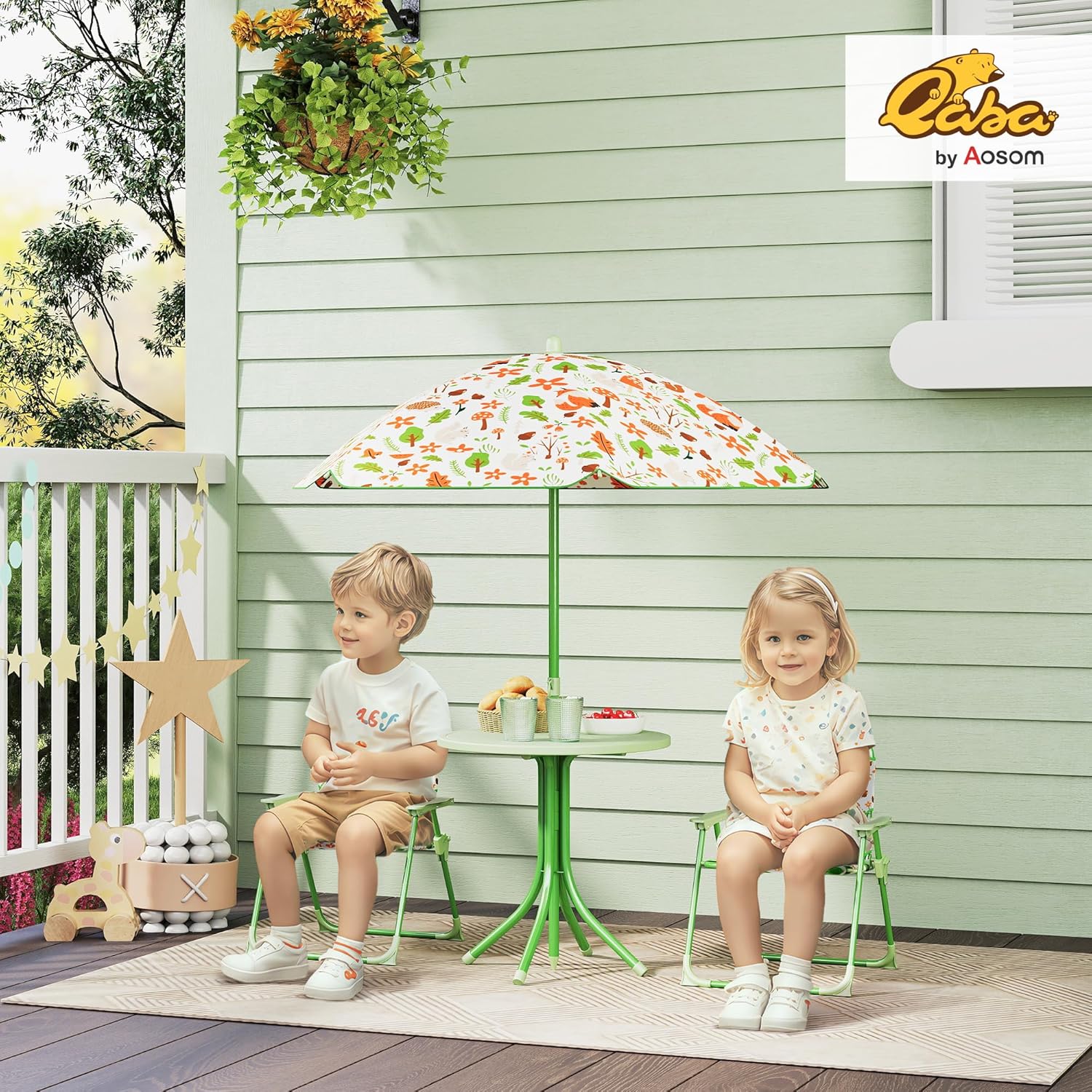 Kids Picnic Table Chair Set Fo - Kids Outdoor Furniture recensione e prezzo