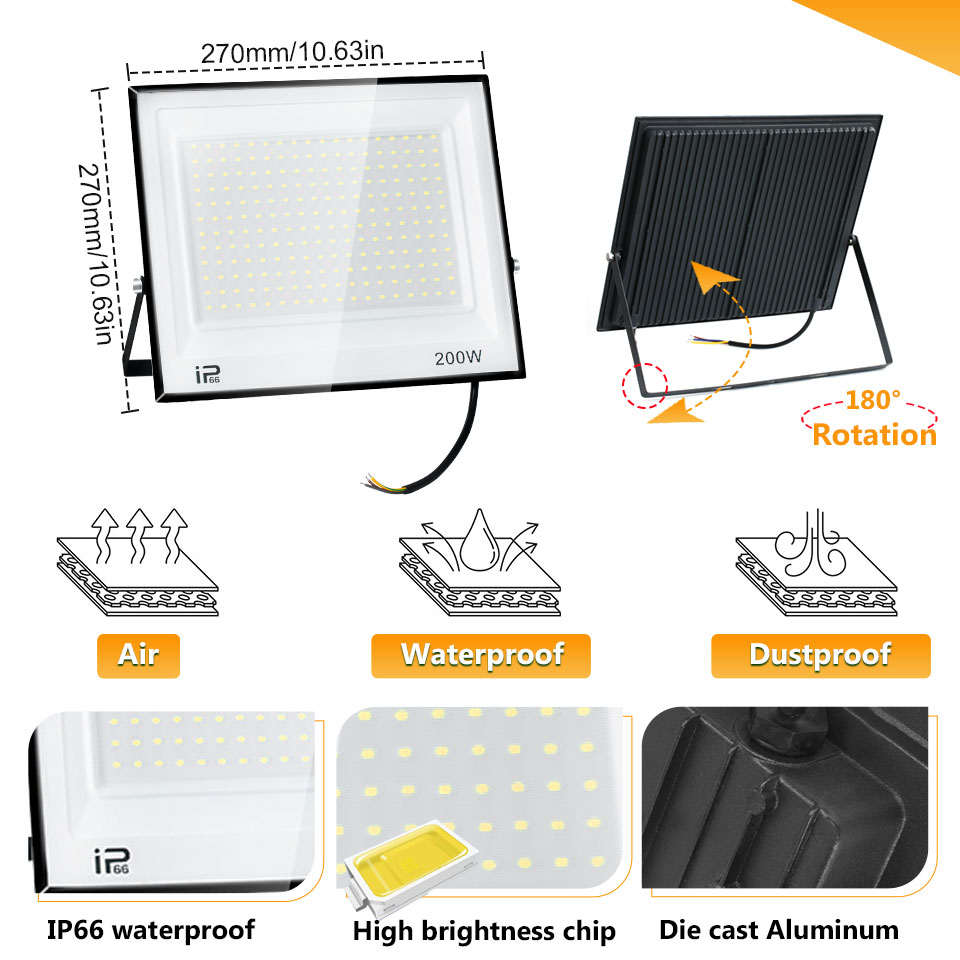 Led Flood Light IP66 Waterproo - Balance Beam Outdoor recensione e prezzo