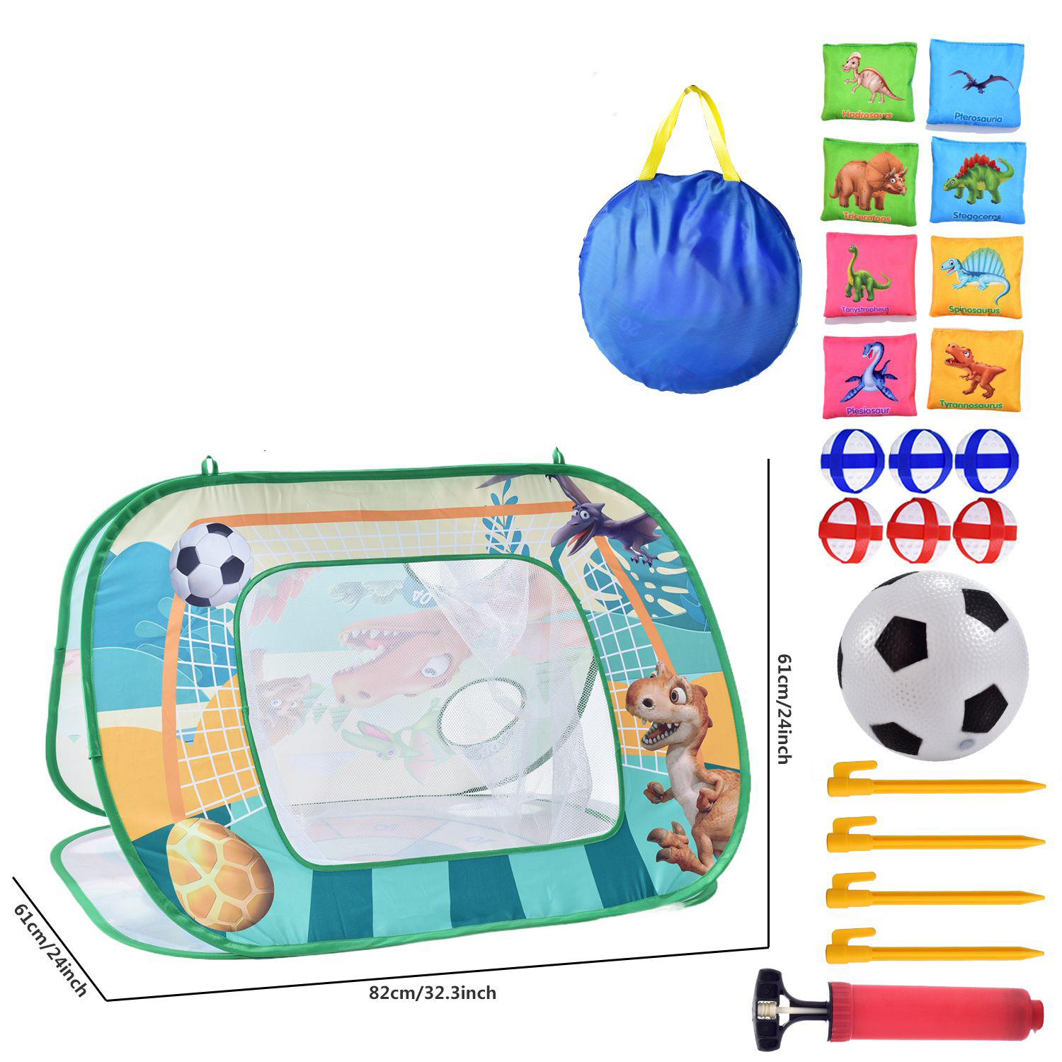 Cornhole Game Set Football Soc - Kids Outdoor Bean Bag recensione e prezzo