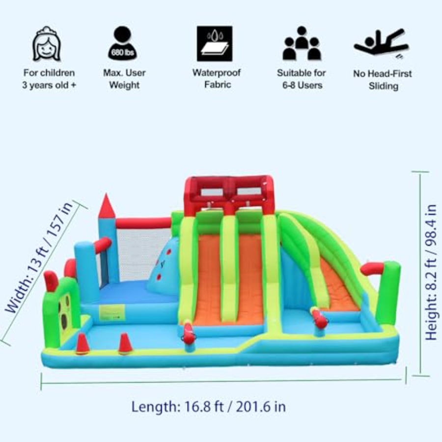 Outdoor inflatable water slide - Kids Outdoor Zone recensione e prezzo