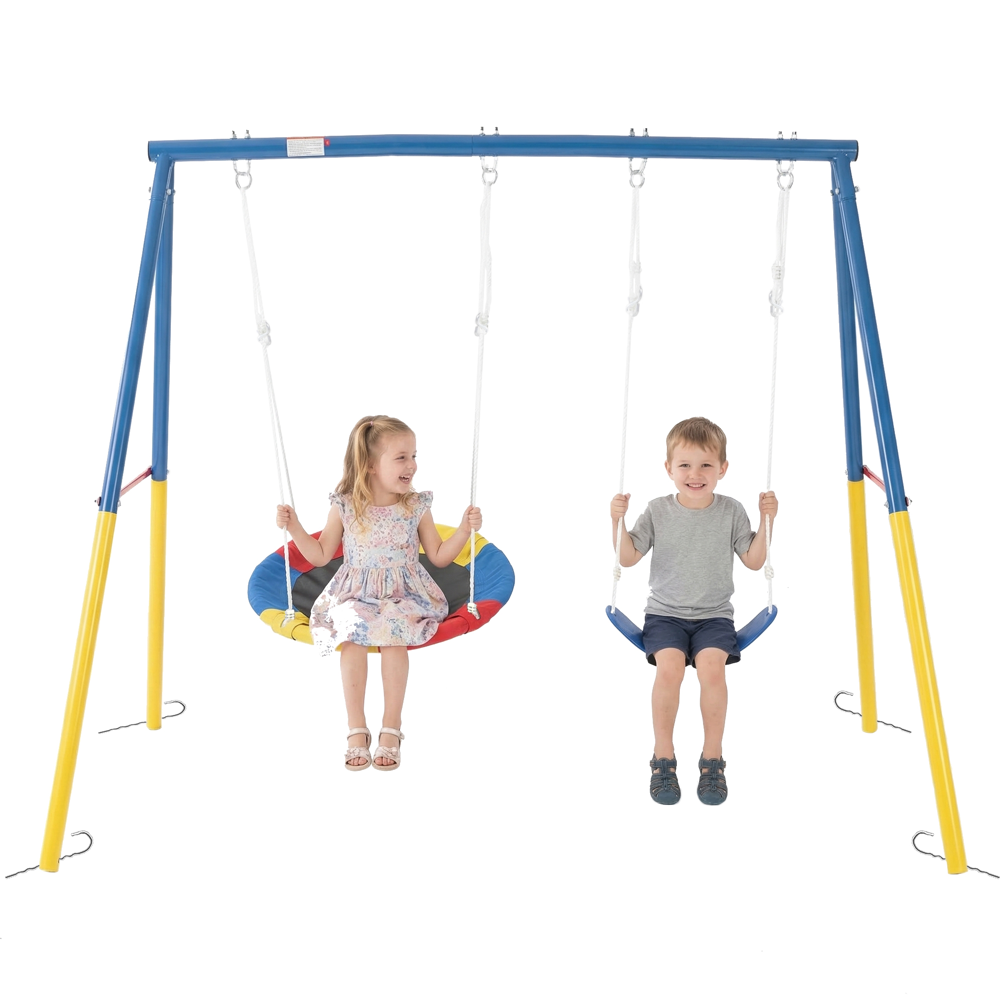 Outdoor Swing Set with Backyar - Kids Outdoor Activity Set recensione e prezzo