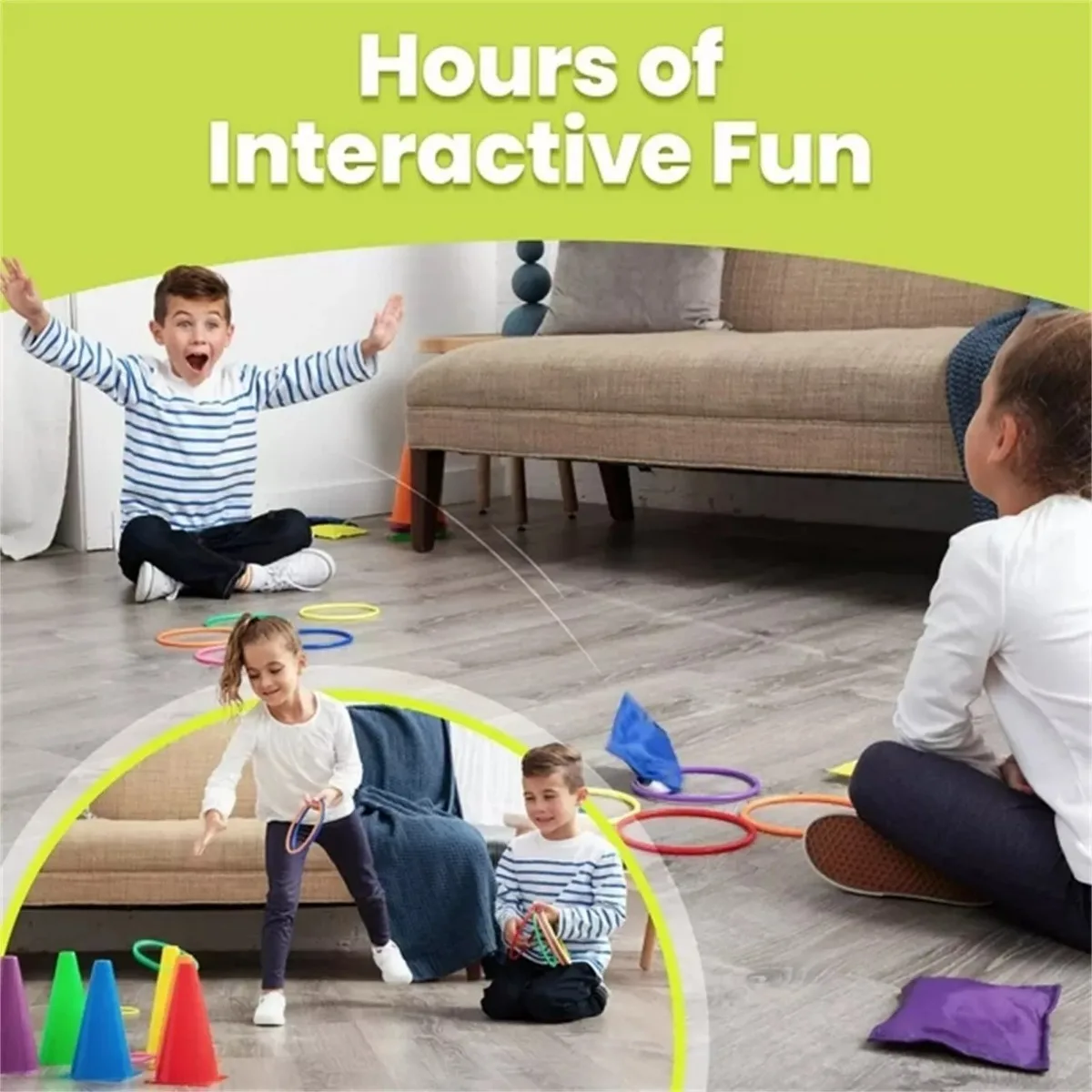 3 in 1 Soft Plastic Cones Bean - Kids Outdoor Bean Bag recensione e prezzo