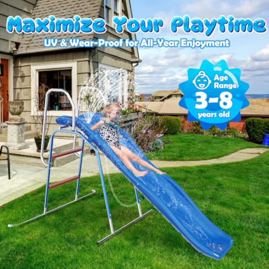 Backyard water slide for kids: - Kids Outdoor Zone recensione e prezzo