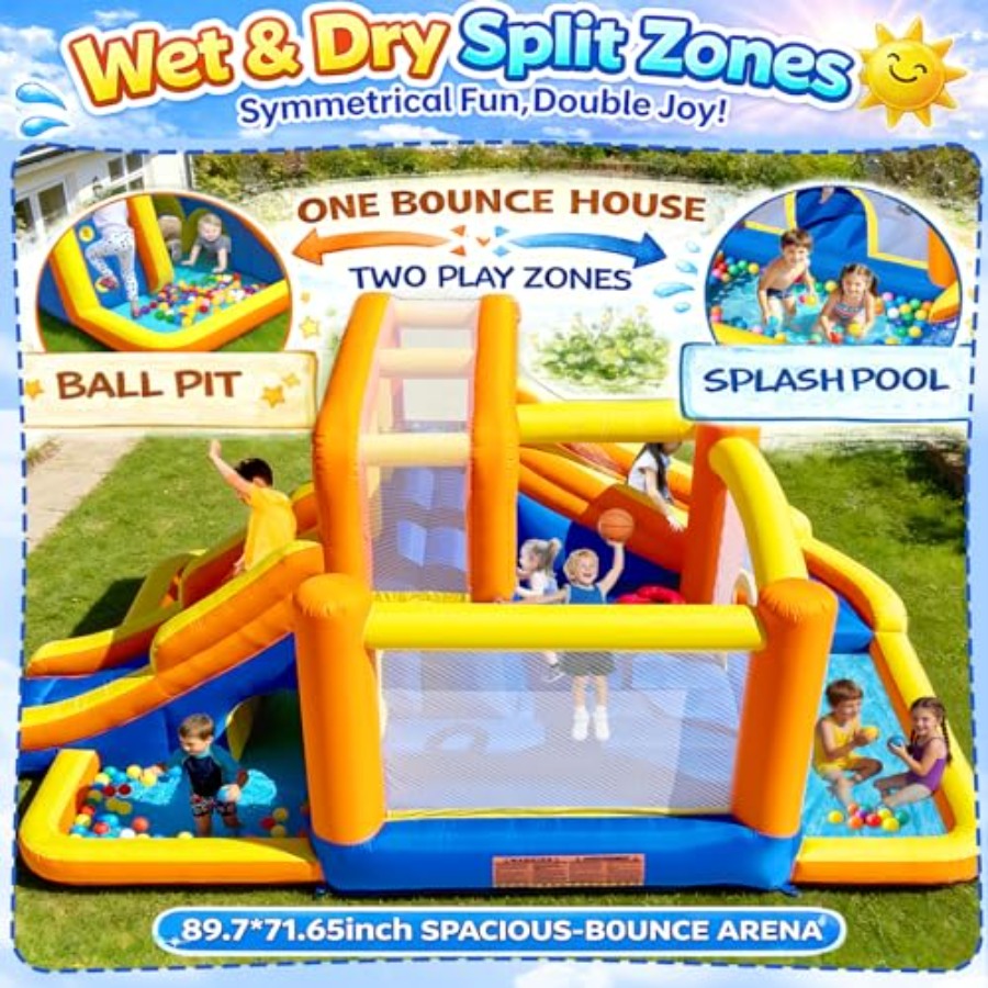 Outdoor bounce house water sli - Kids Outdoor Zone recensione e prezzo